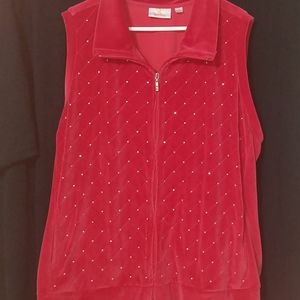 Red Sparkly Vest